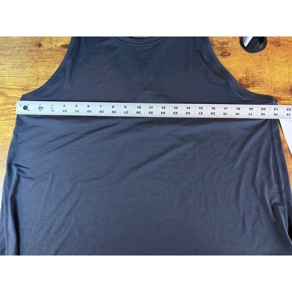 Athleta Ease In Tank Top Black High Neck Strappy Racerback XL NWT 658468 Yoga - Picture 7 of 8